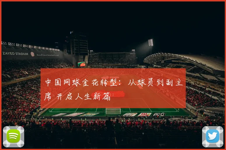 中国网球金花转型:从球员到副主席 开启人生新篇