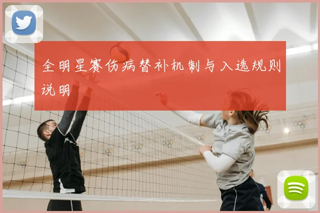 全明星赛伤病替补机制与入选规则说明