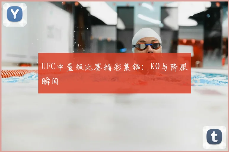 UFC中量级比赛精彩集锦:KO与降服瞬间